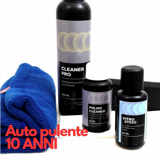KIT DE TRATAMIENTO NANOTECNOLÓGICO PROFESIONAL DEL VIDRIO - Duración 20 años