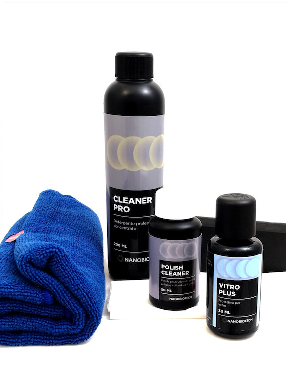 KIT TRATTAMENTO NANOTECNOLOGICO VETRO - NAUTICA 50 ml