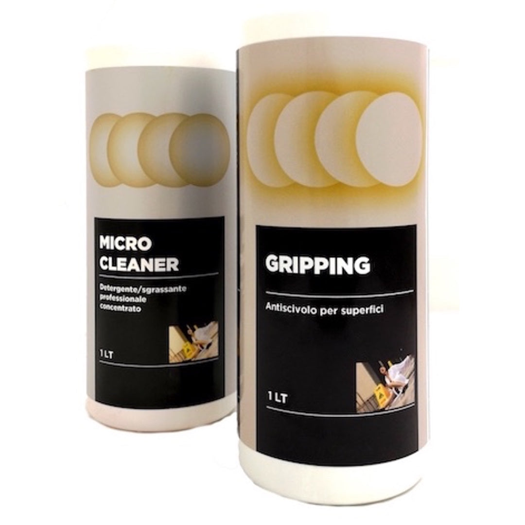 KIT ANTISCIVOLO INVISIBILE 12 Mq per Cotto, Superfici Smaltate, Porcellana, Ceramica, Granito, Argille, Terracotte